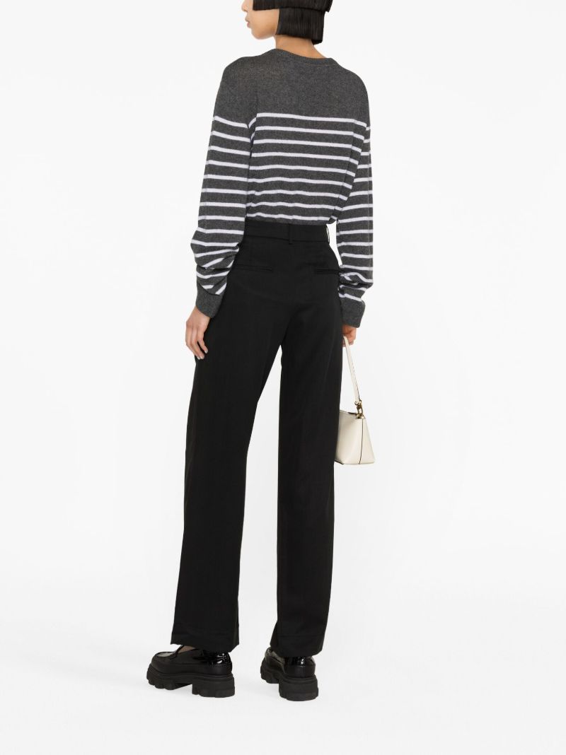 Black Mason Straight-leg Trousers