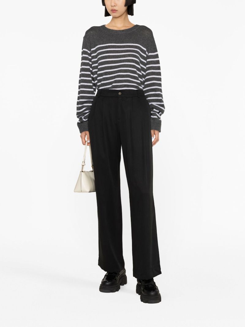 Black Mason Straight-leg Trousers