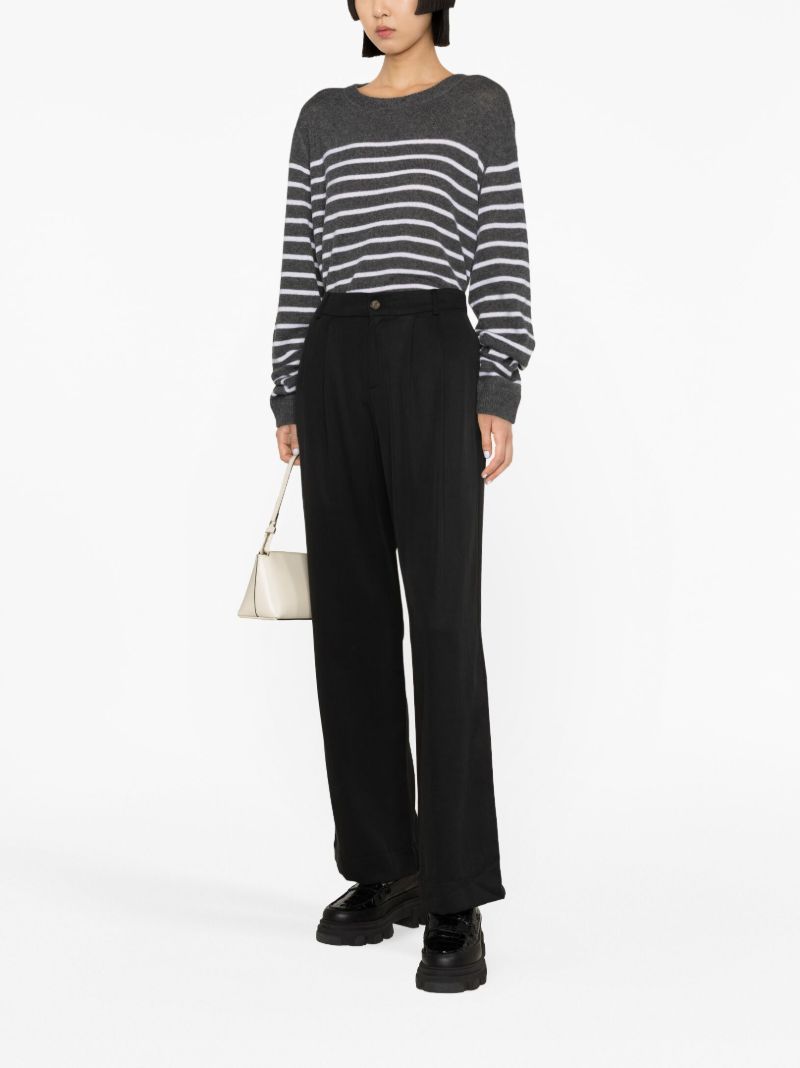 Black Mason Straight-leg Trousers