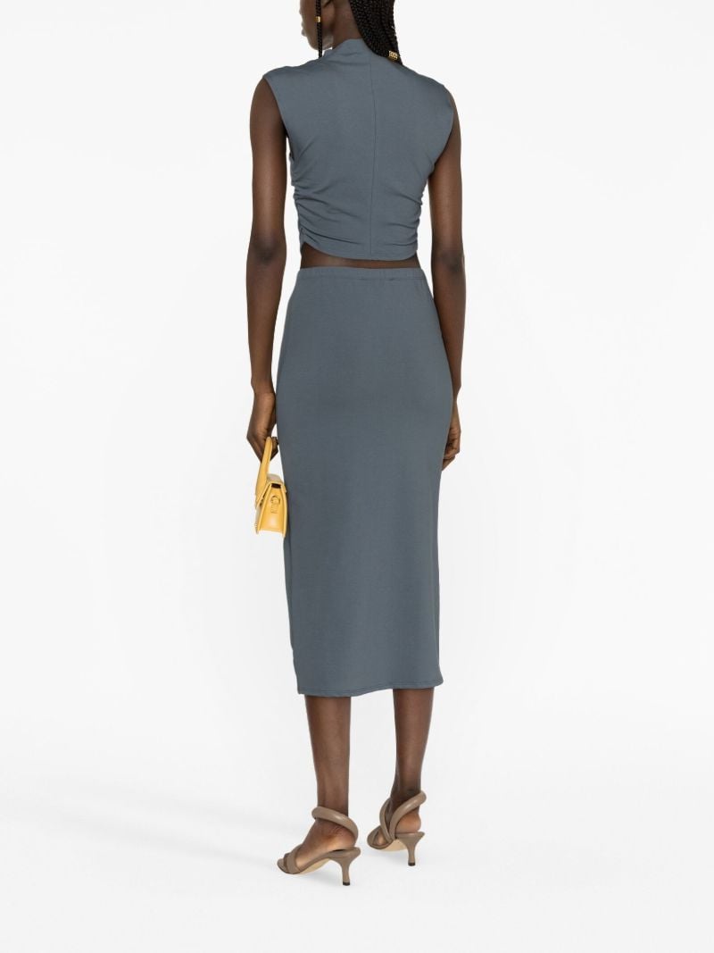 Blue Foster Top and Skirt Set