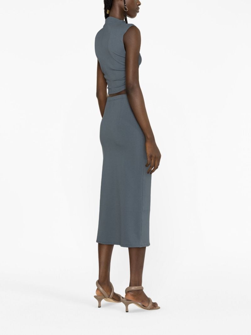 Blue Foster Top and Skirt Set