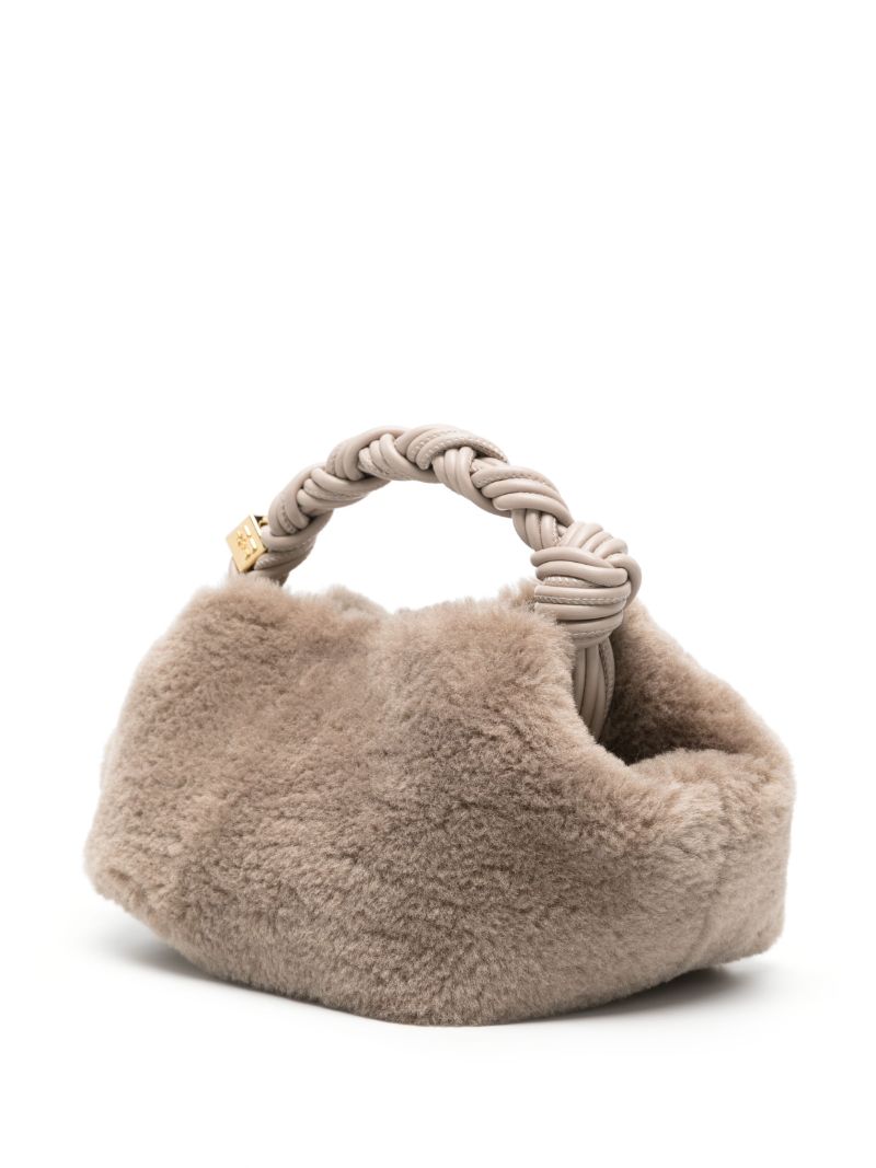 Grey Bou Small Faux-fur Tote Bag