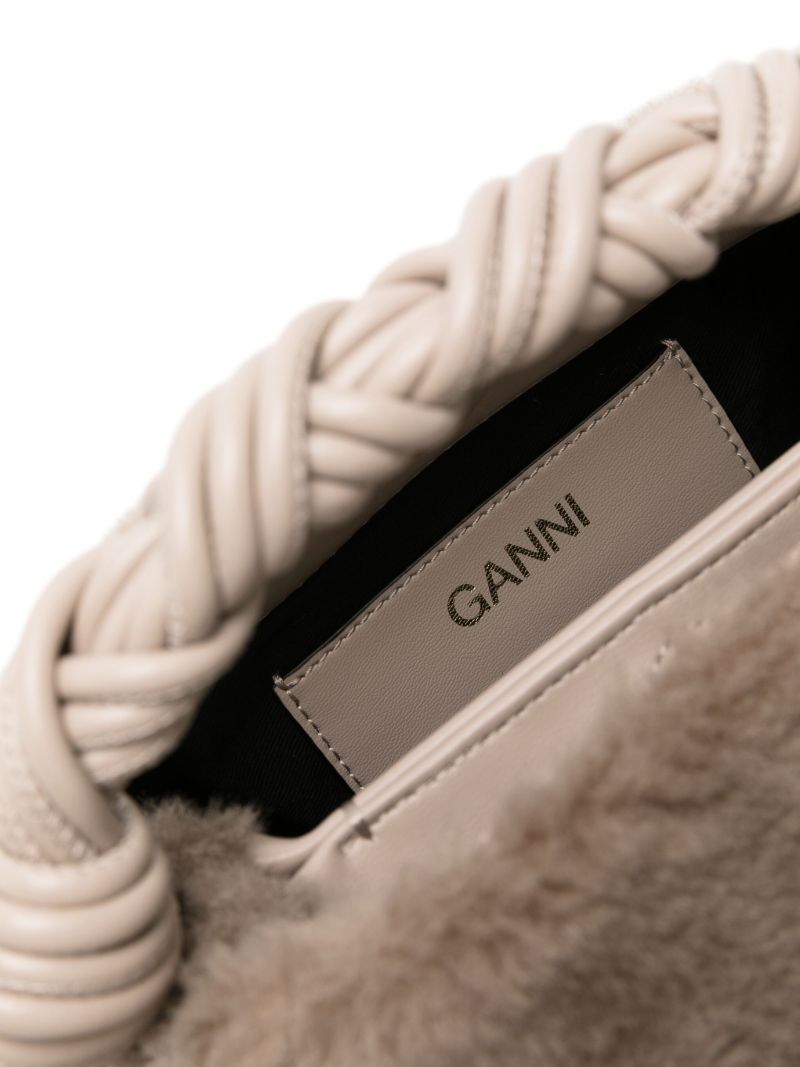 Grey Bou Small Faux-fur Tote Bag