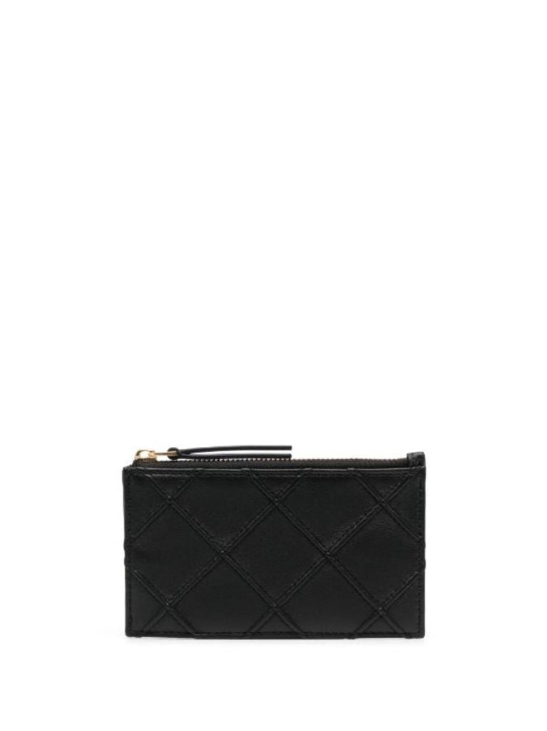 Black Fleming Quilted Leather Wallet