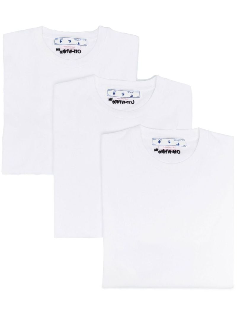 White for All Triple Pack Cotton T-shirts