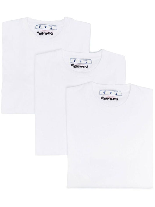 White for All Triple Pack Cotton T-shirts
