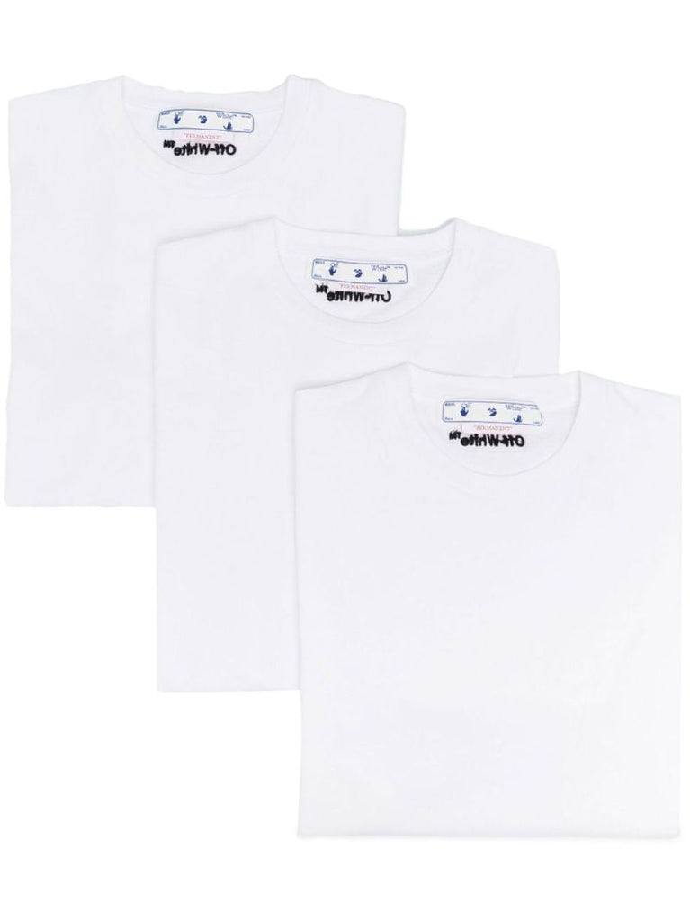White for All Triple Pack Cotton T-shirts