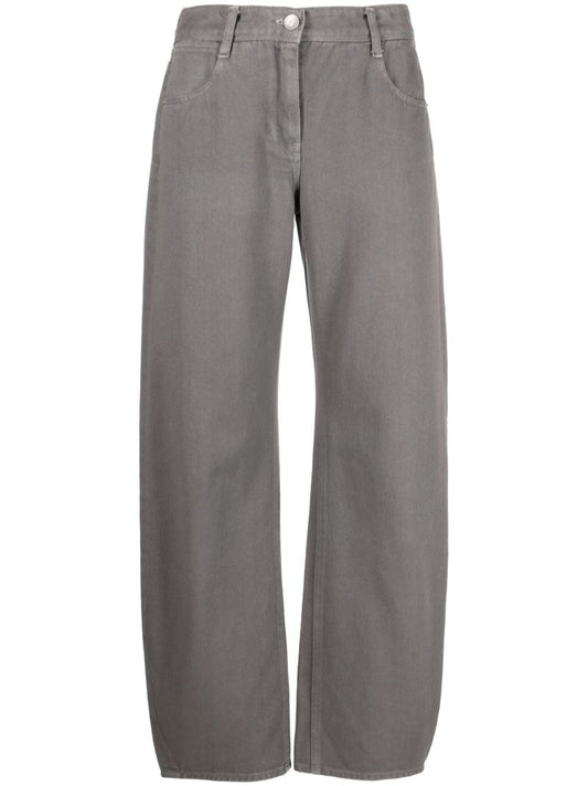 Grey Tapered Leg Jeans