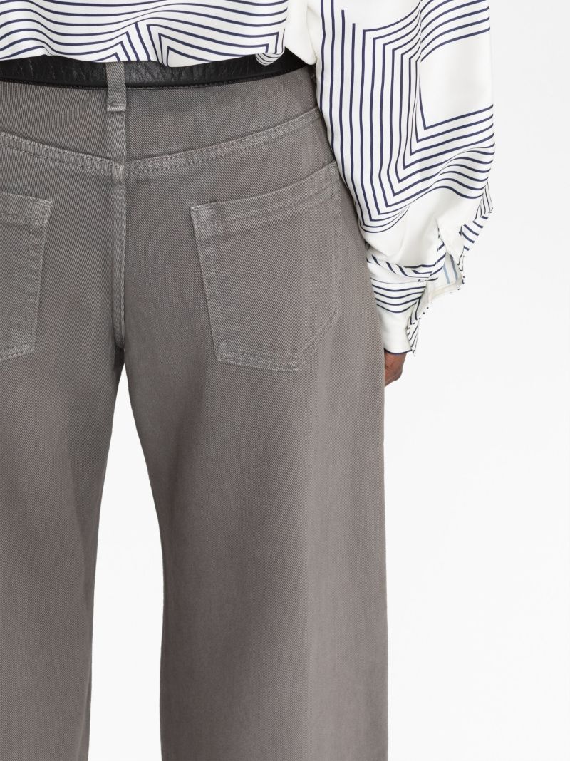 Grey Tapered Leg Jeans