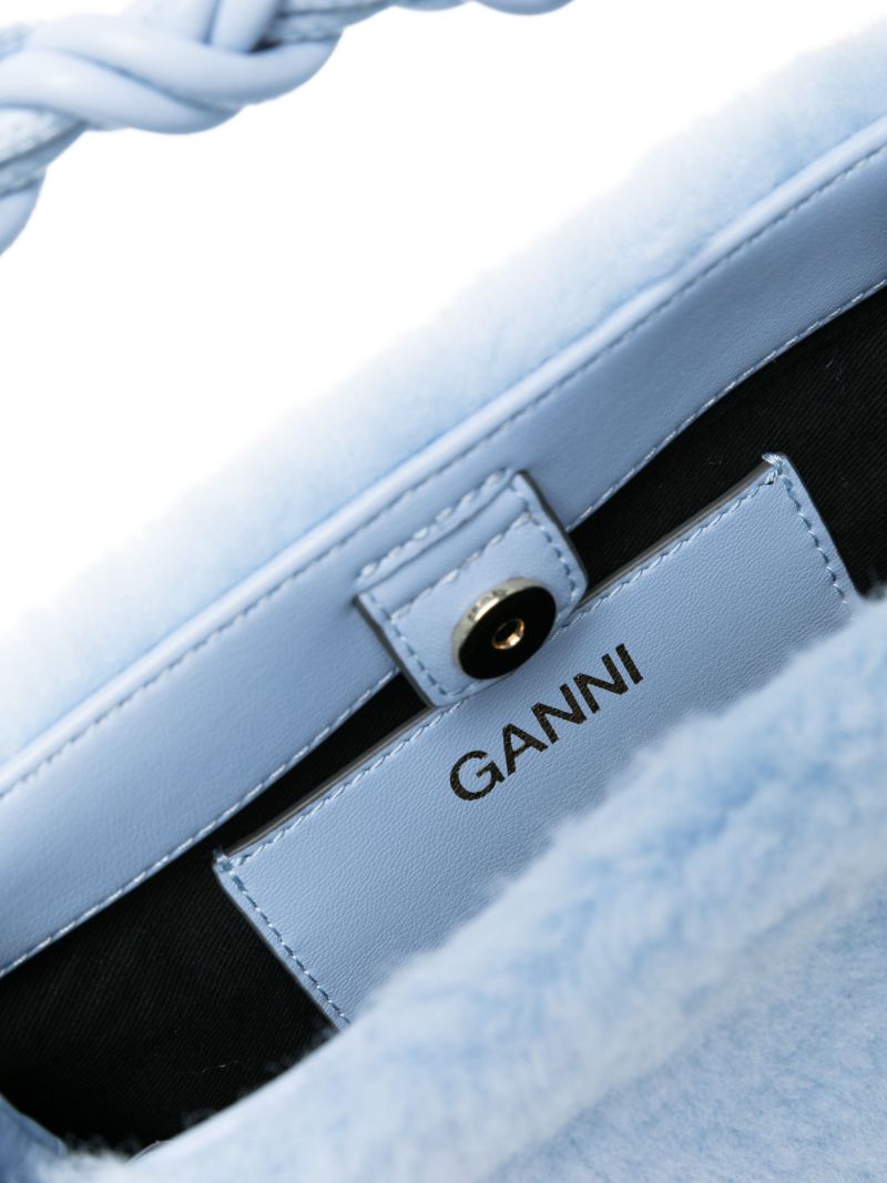 Blue Bou Mini Faux-fur Tote Bag