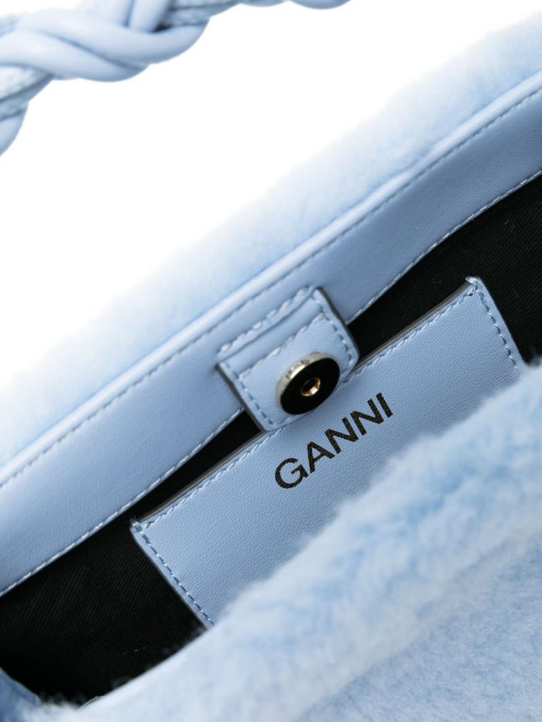 Blue Bou Mini Faux-fur Tote Bag