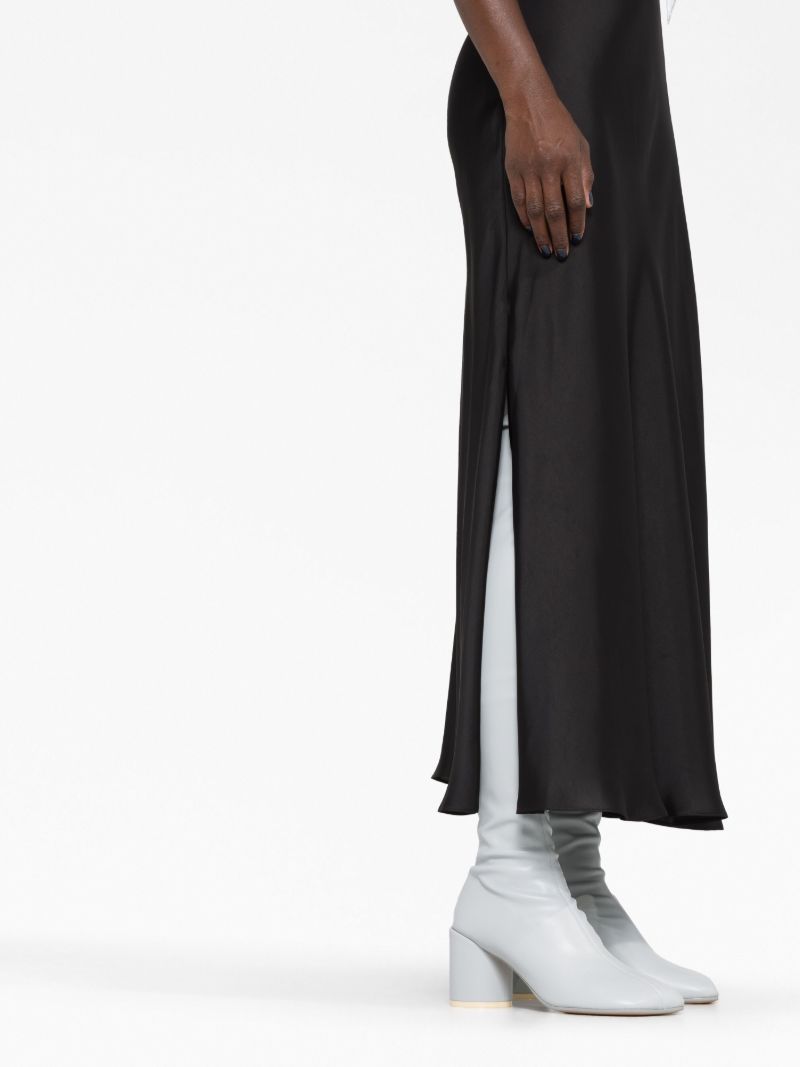 Black Two-way Slip Maxi Dress
