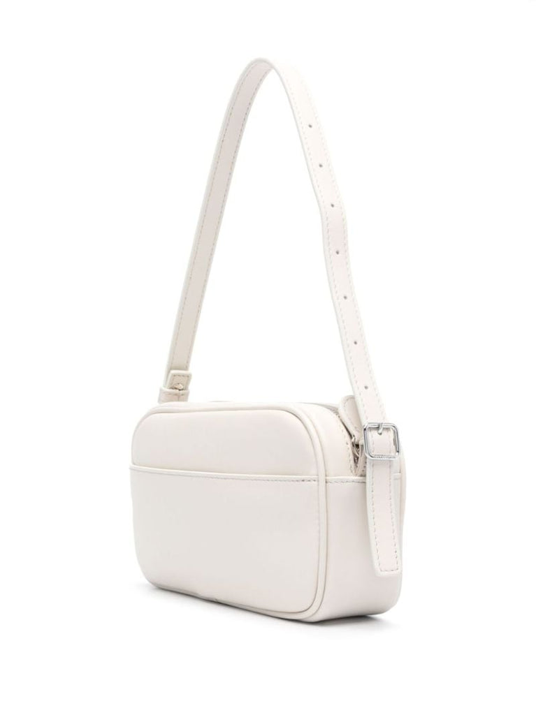 Grey RÃ_x0083_Â©Ã_x0083_Â©dition Leather Shoulder Bag