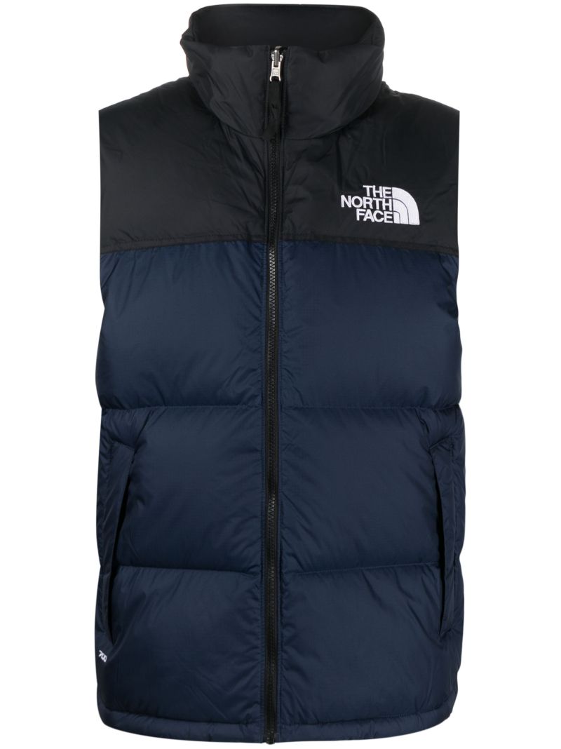 Blue 1996 Retro Nuptse Quilted Gilet