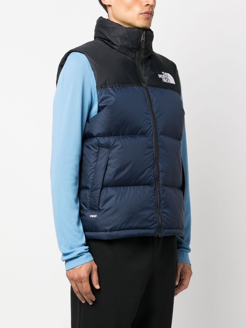 Blue 1996 Retro Nuptse Quilted Gilet