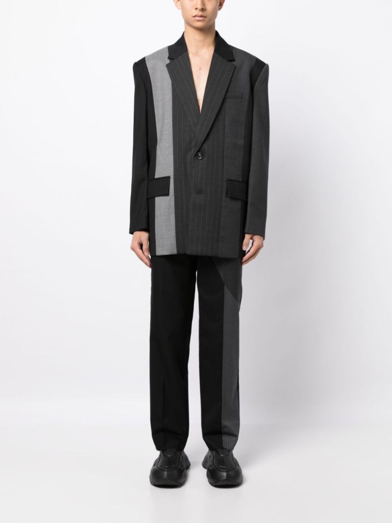 Black Mid-rise Trousers