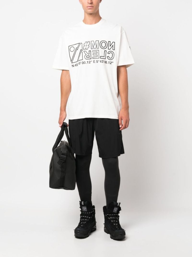 White Logo-print T-shirt