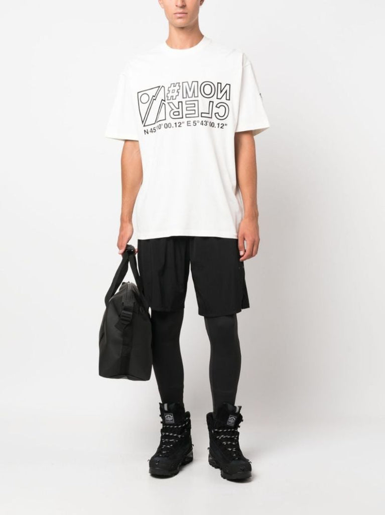 White Logo-print T-shirt
