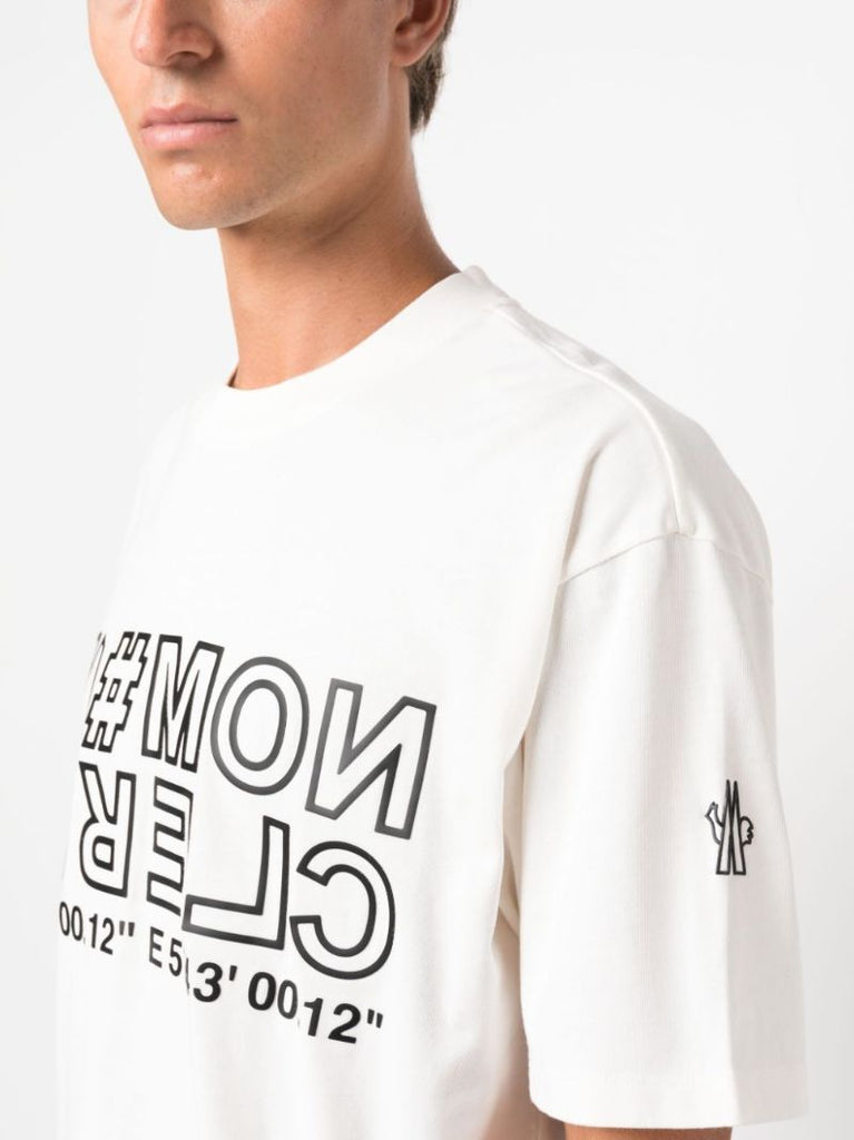 White Logo-print T-shirt