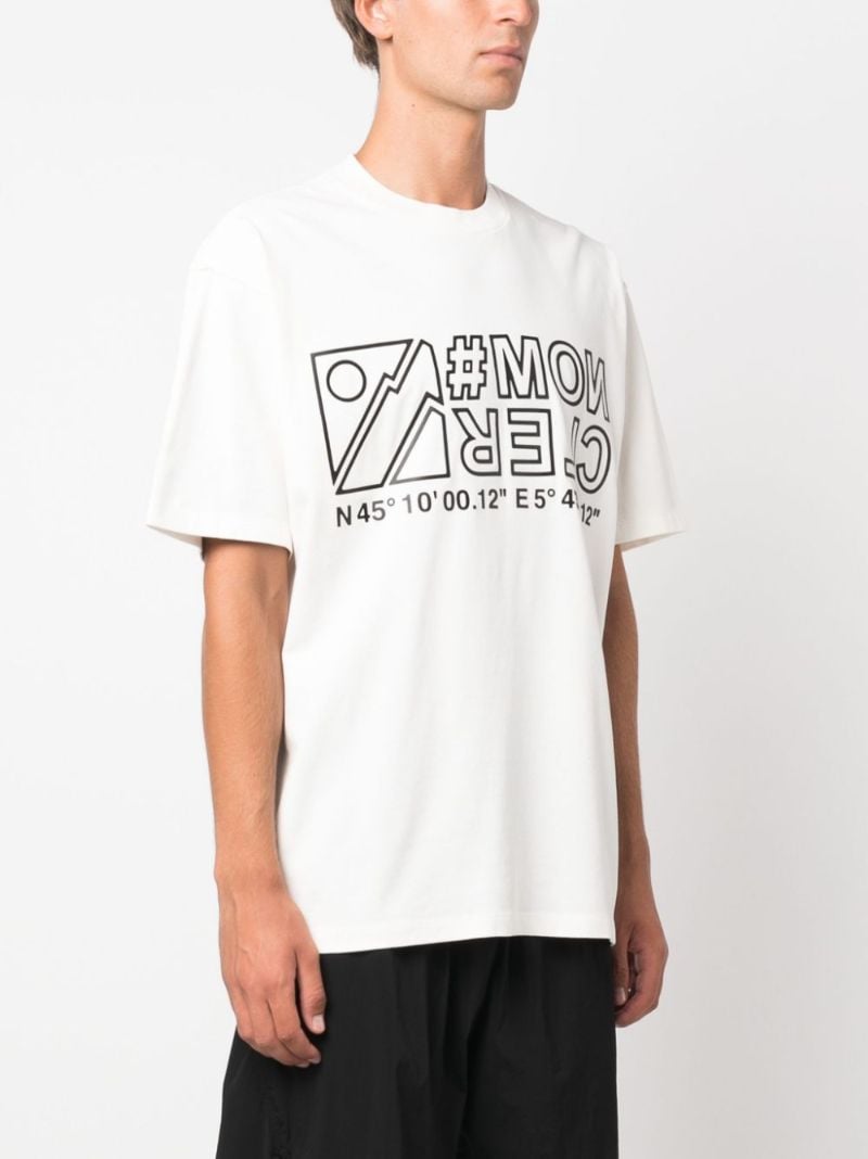White Logo-print T-shirt