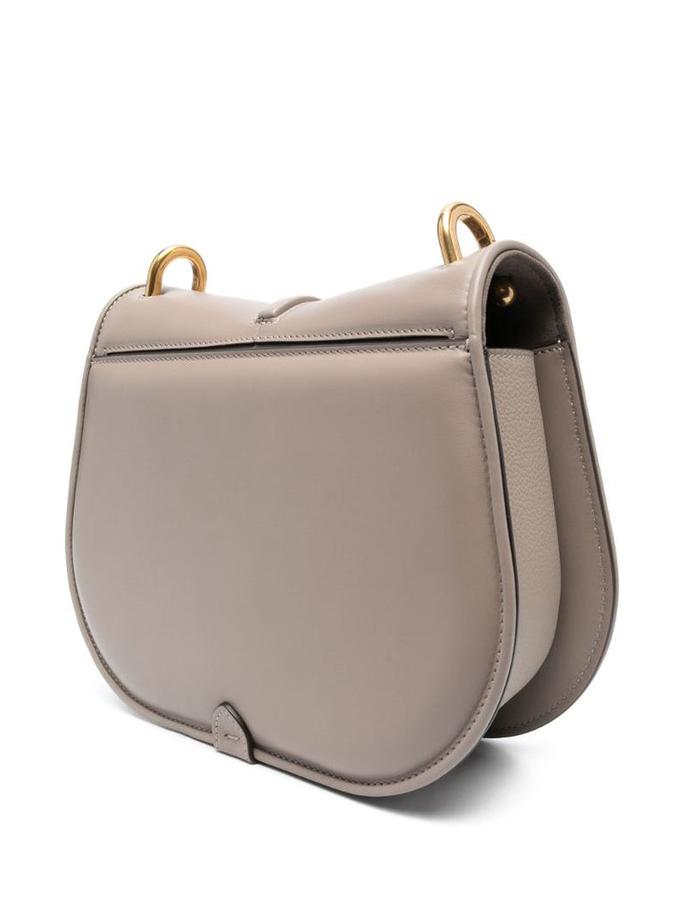 Grey CÃ¢â_x0082_¬â_x0084_¢mon Medium Leather Satchel