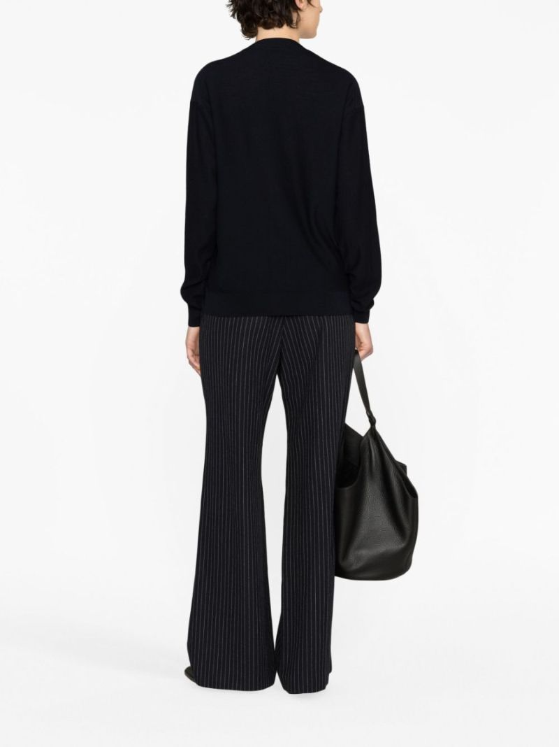 Blue V-neck Cardigan