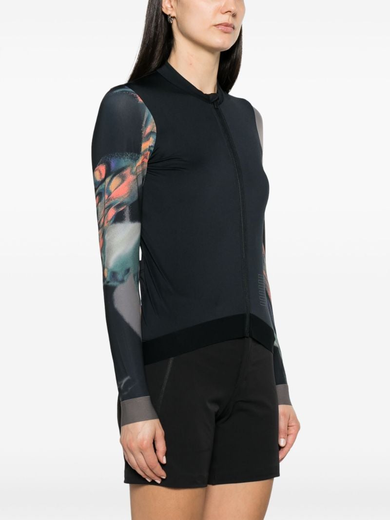 Black Pro Team Long Sleeve Training Jersey Top