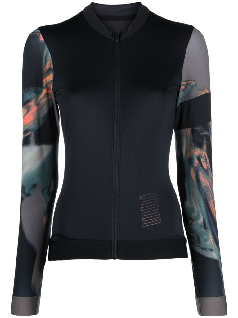 Black Pro Team Long Sleeve Training Jersey Top
