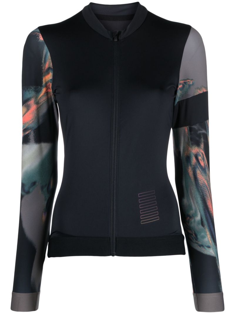Black Pro Team Long Sleeve Training Jersey Top