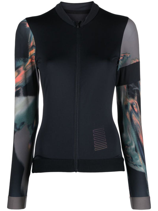 Black Pro Team Long Sleeve Training Jersey Top