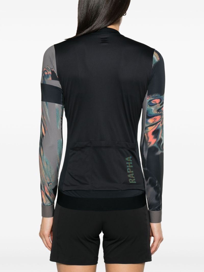 Black Pro Team Long Sleeve Training Jersey Top