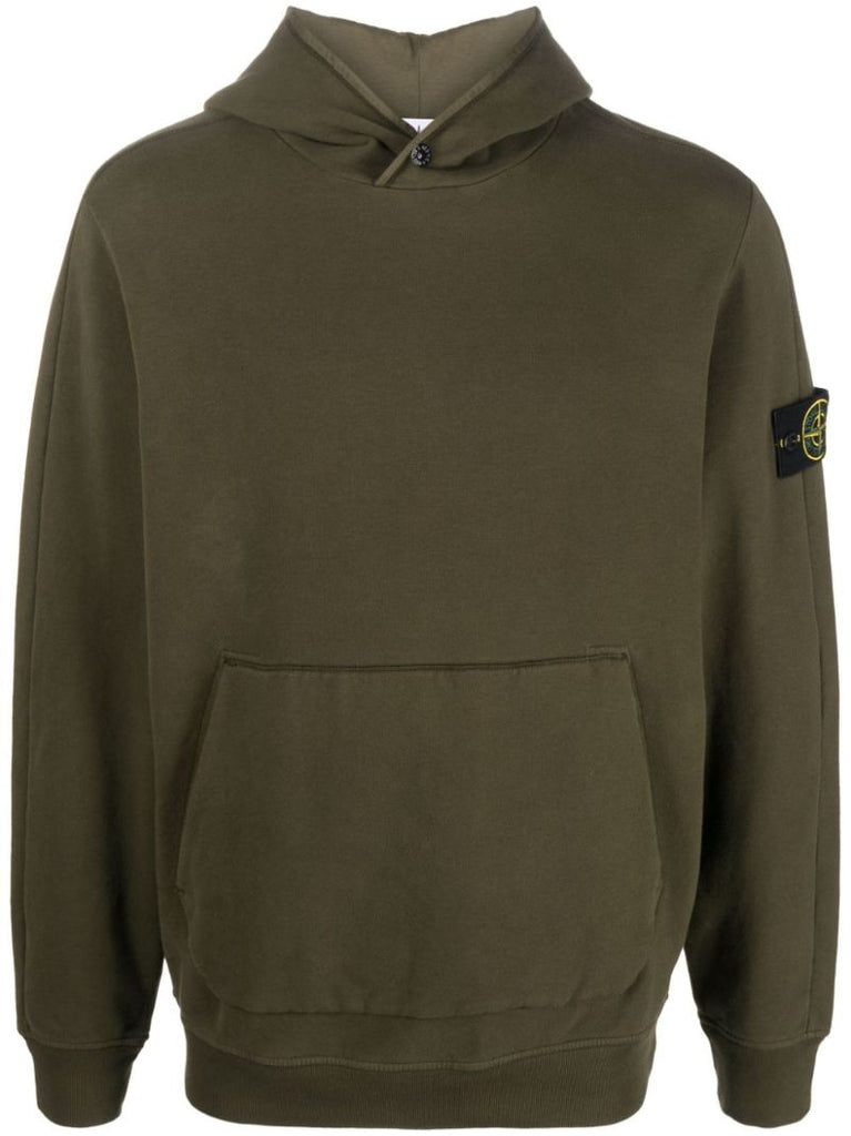 Green Cotton Hoodie