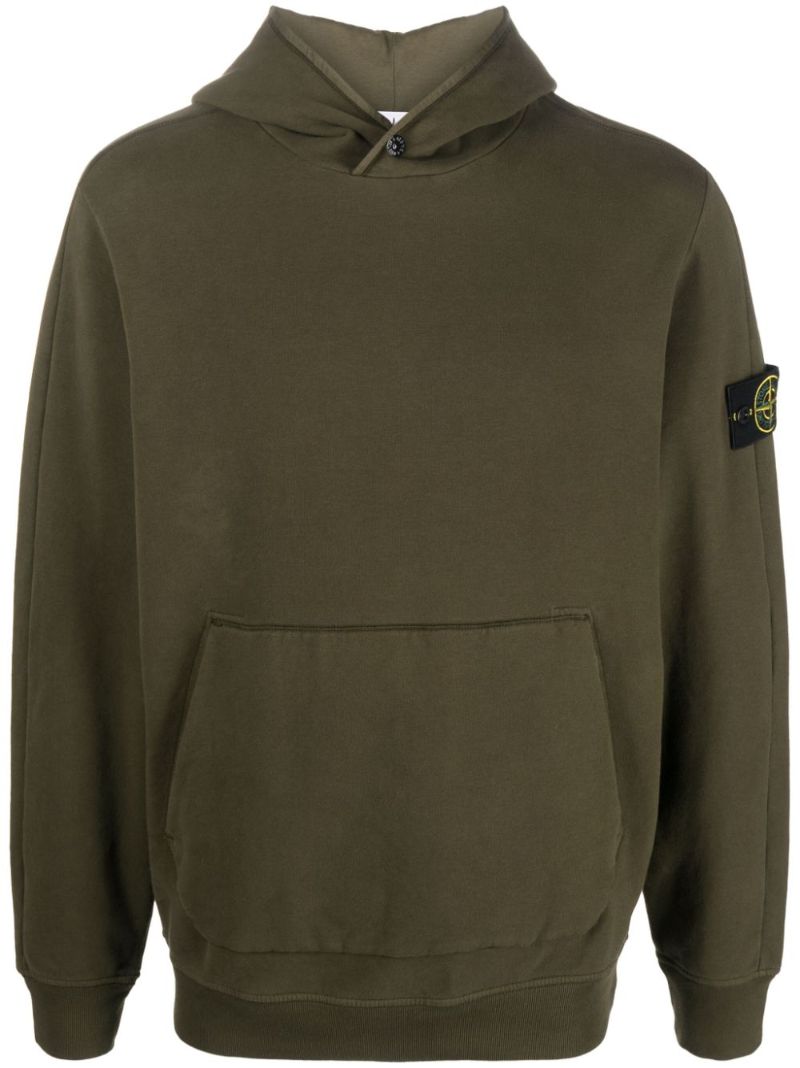 Green Cotton Hoodie