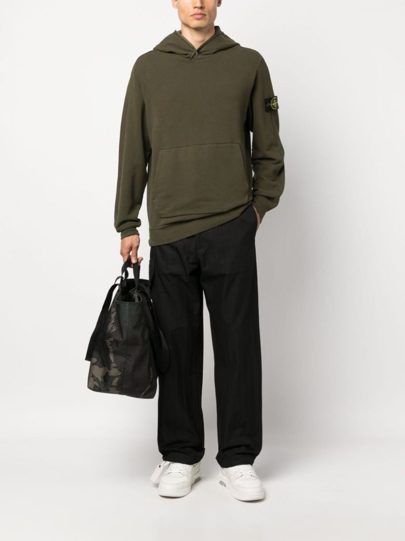 Green Cotton Hoodie