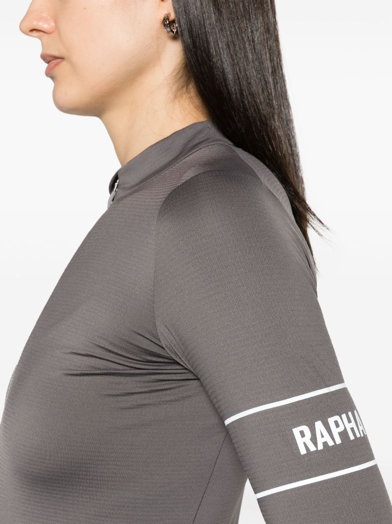 Grey Pro Team Long Sleeve Jersey Top