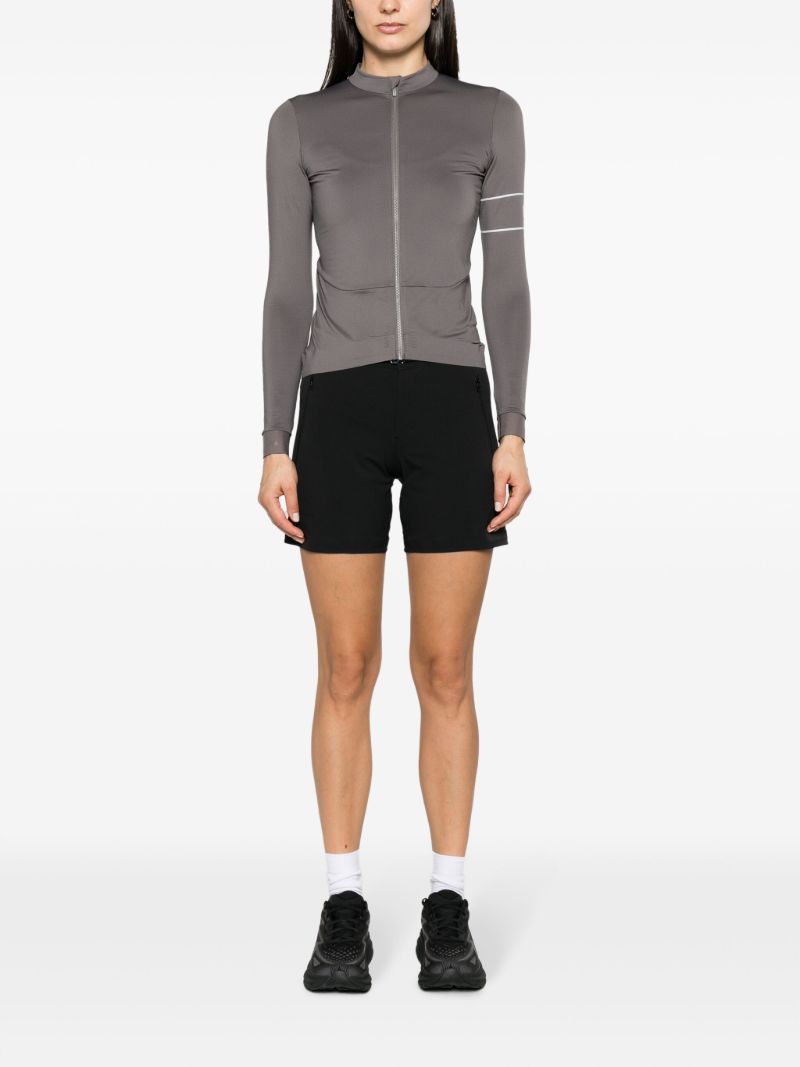 Grey Pro Team Long Sleeve Jersey Top