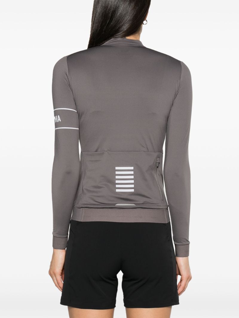 Grey Pro Team Long Sleeve Jersey Top