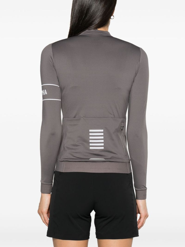 Grey Pro Team Long Sleeve Jersey Top