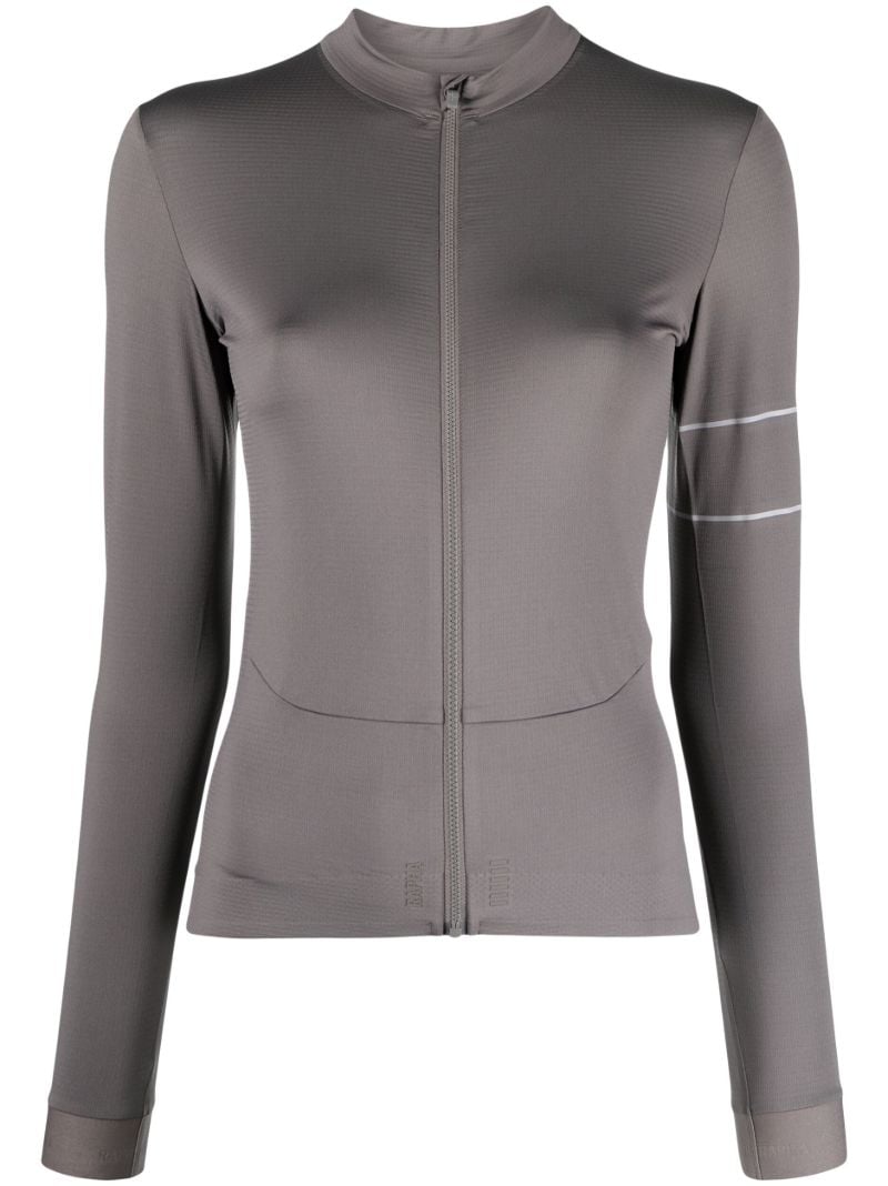 Grey Pro Team Long Sleeve Jersey Top