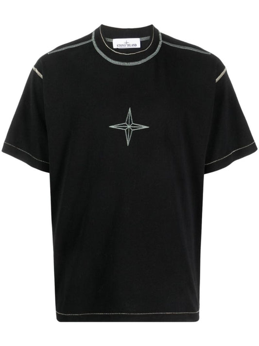 Black Cotton T-shirt