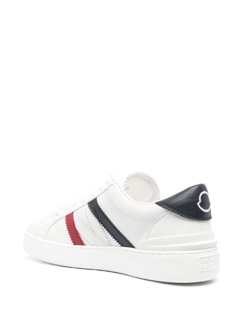 White Monaco M Faux Leather Sneakers