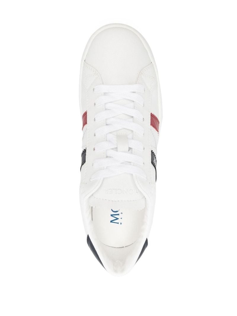White Monaco M Faux Leather Sneakers
