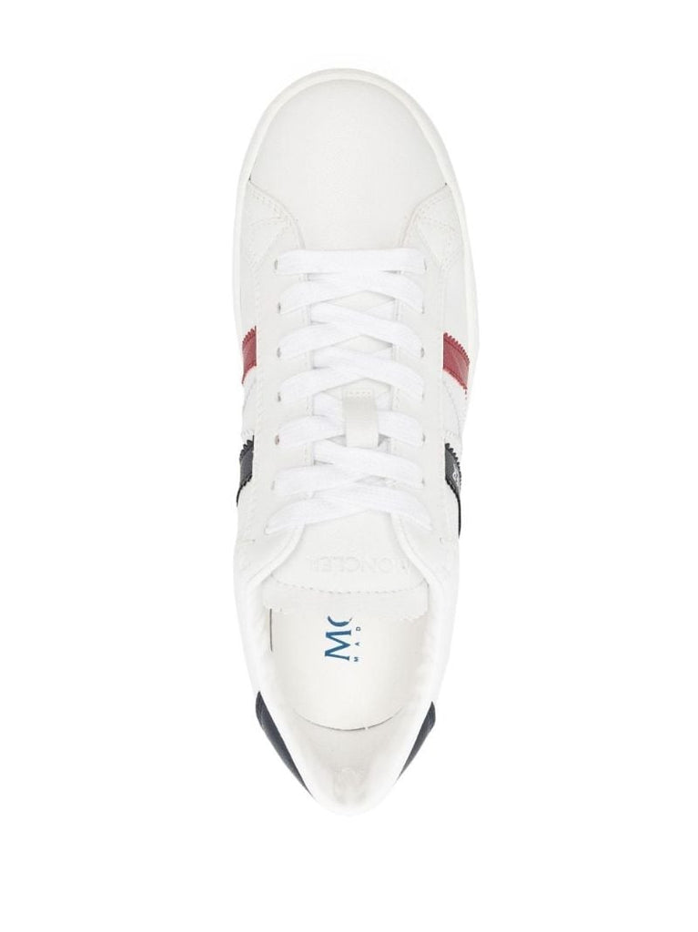 White Monaco M Faux Leather Sneakers