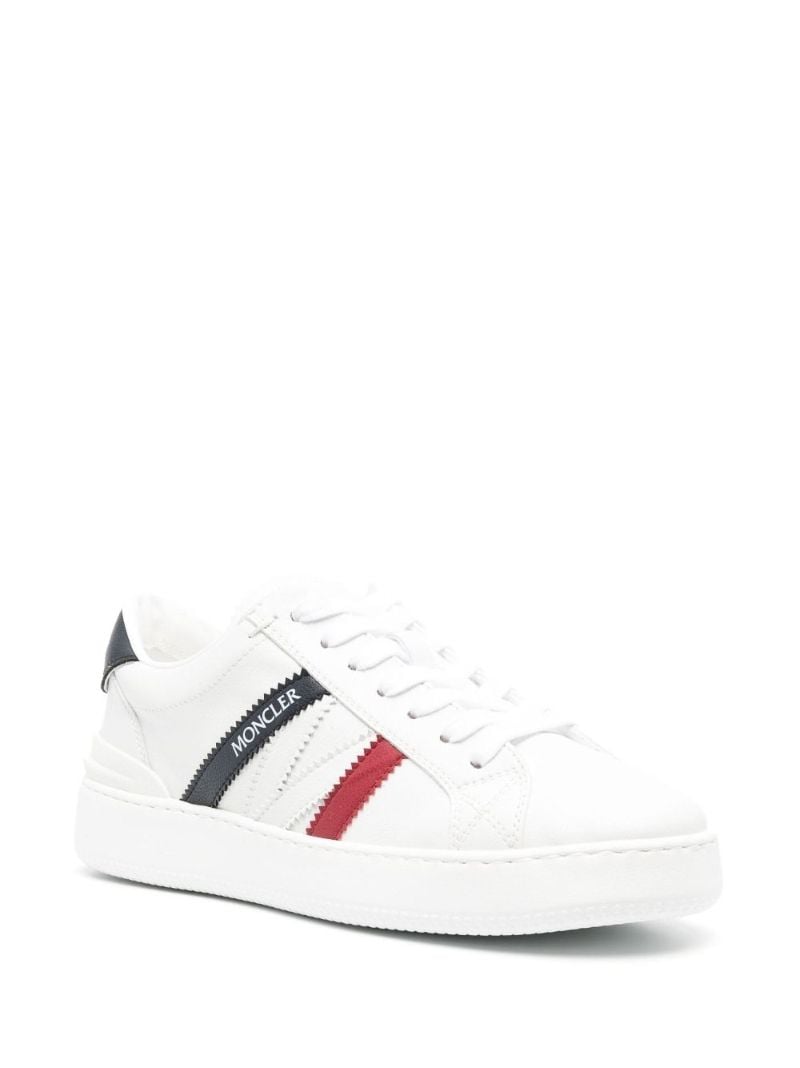 White Monaco M Faux Leather Sneakers