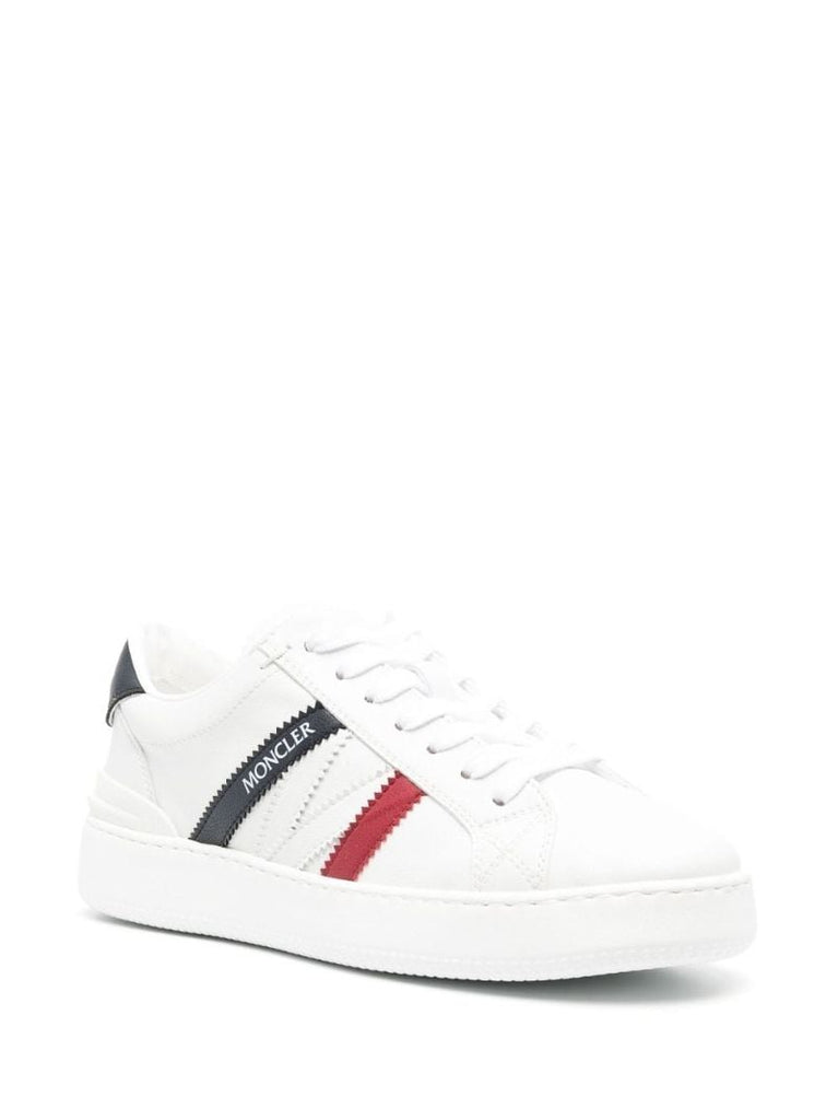 White Monaco M Faux Leather Sneakers