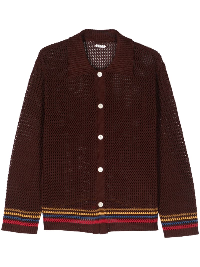 Brown Bayberry Cotton Cardigan