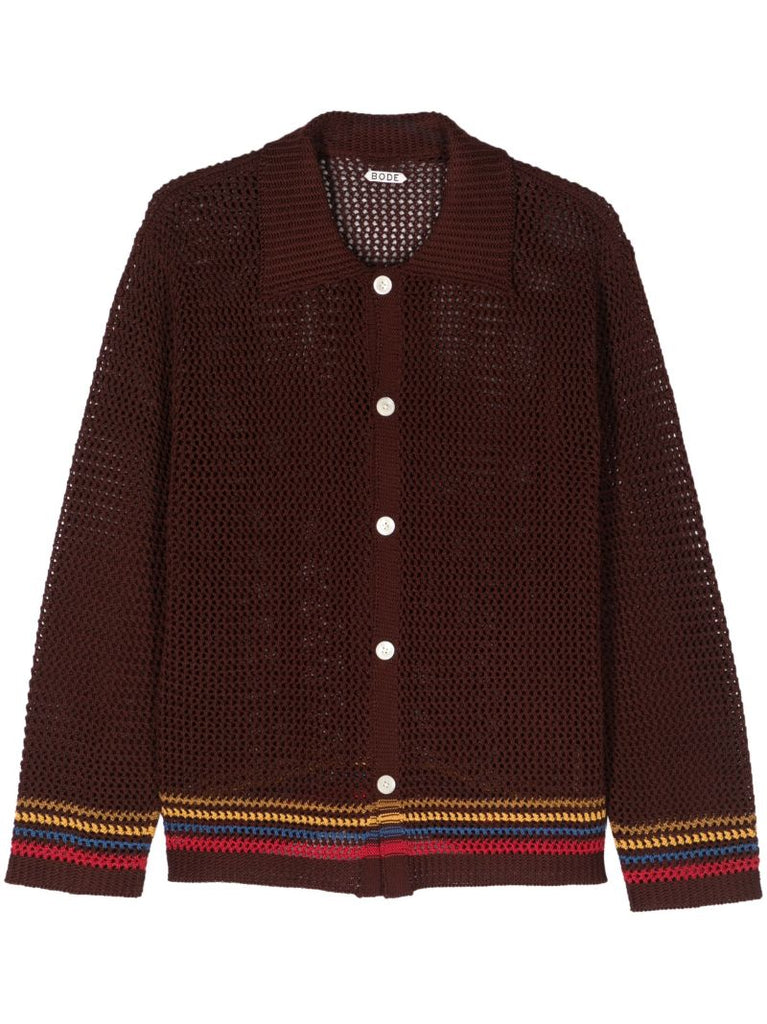 Brown Bayberry Cotton Cardigan