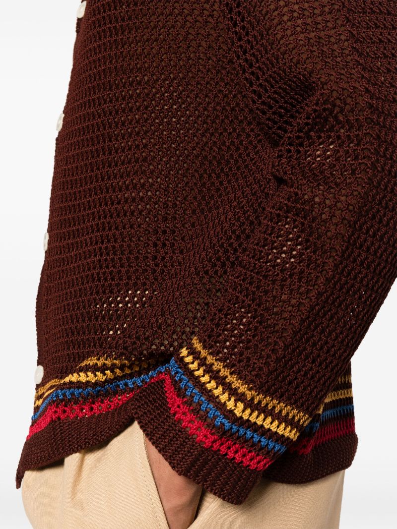 Brown Bayberry Cotton Cardigan