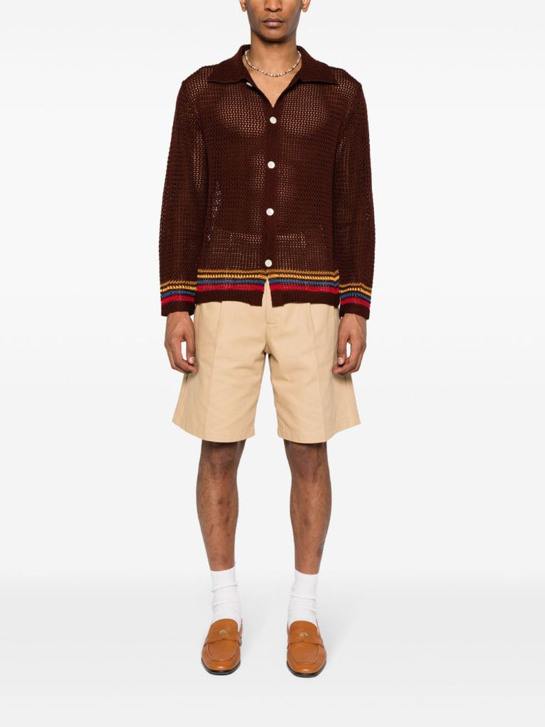Brown Bayberry Cotton Cardigan