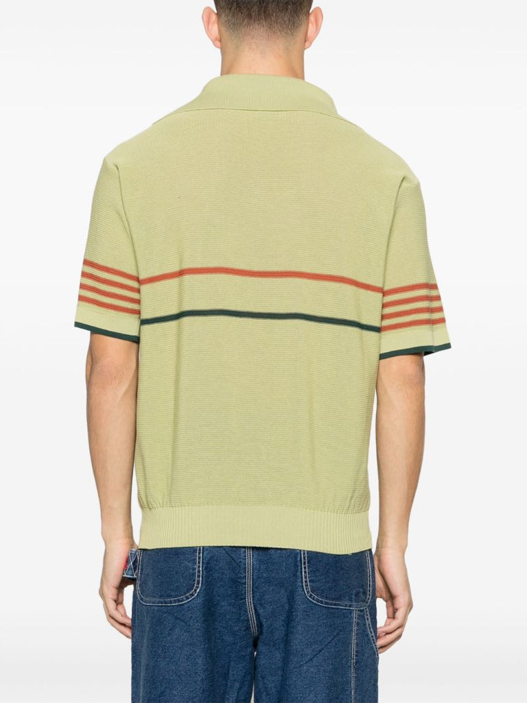 Green Palmer Knitted Polo Shirt